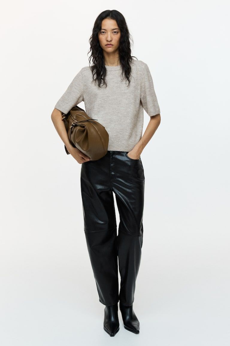 Fine-Knit T-Shirt