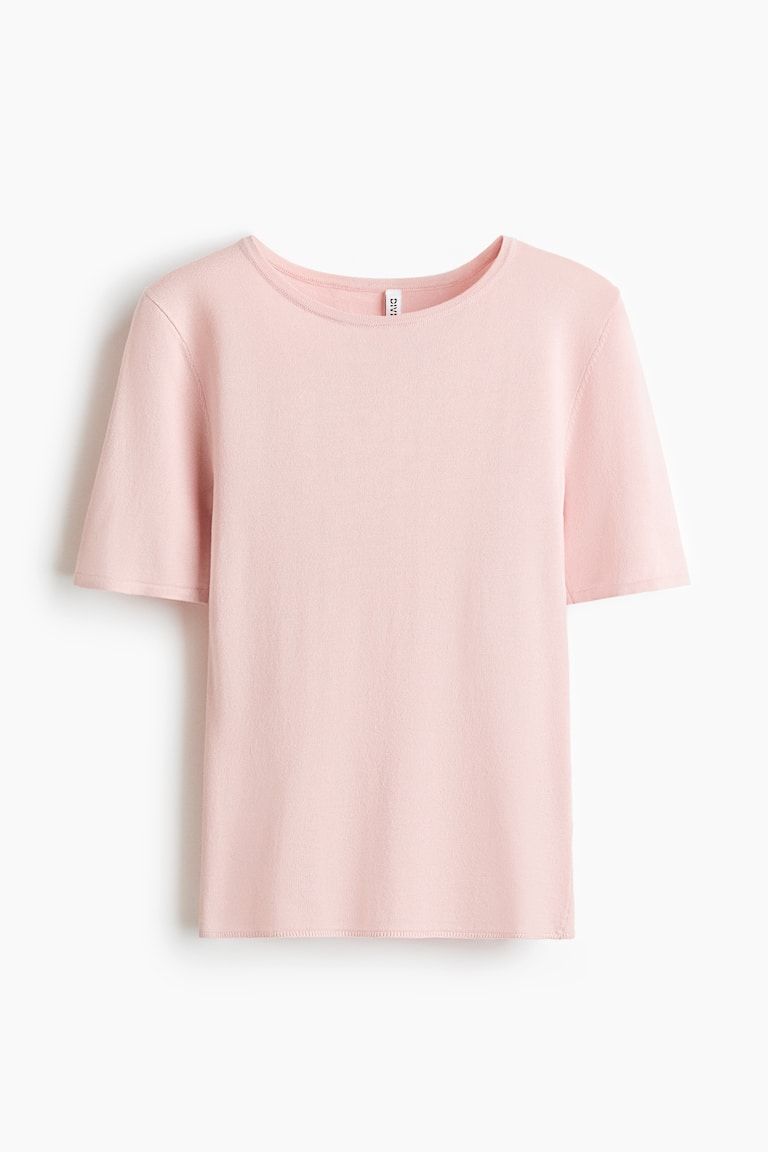 Fine-Knit T-Shirt