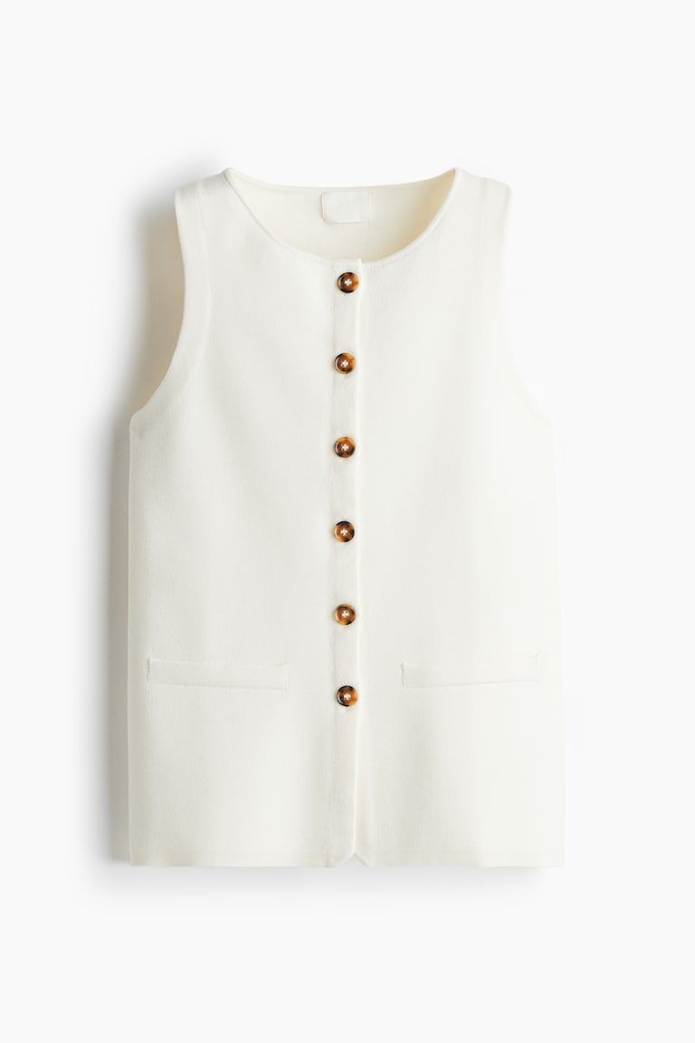 Fine-Knit Vest