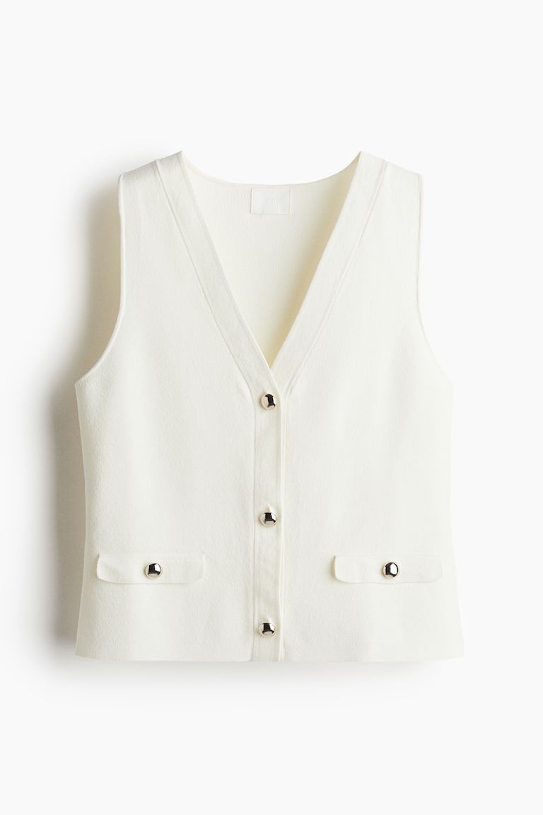 Fine-Knit Vest
