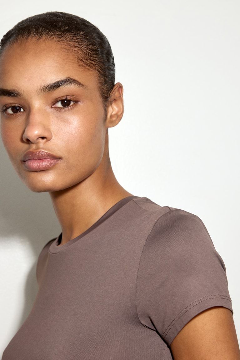 Fitted Microfiber T-shirt