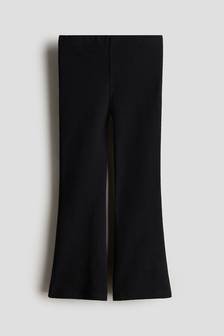 Flared Cotton Leggings