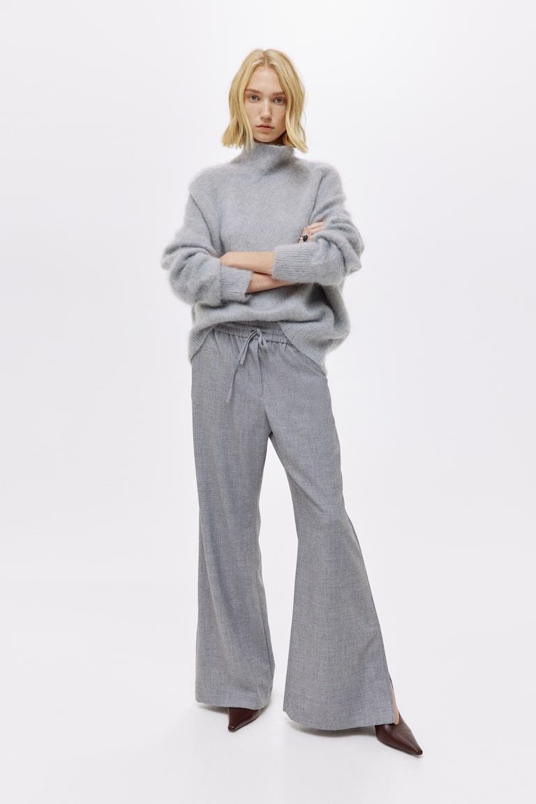 Flared Drawstring Pants