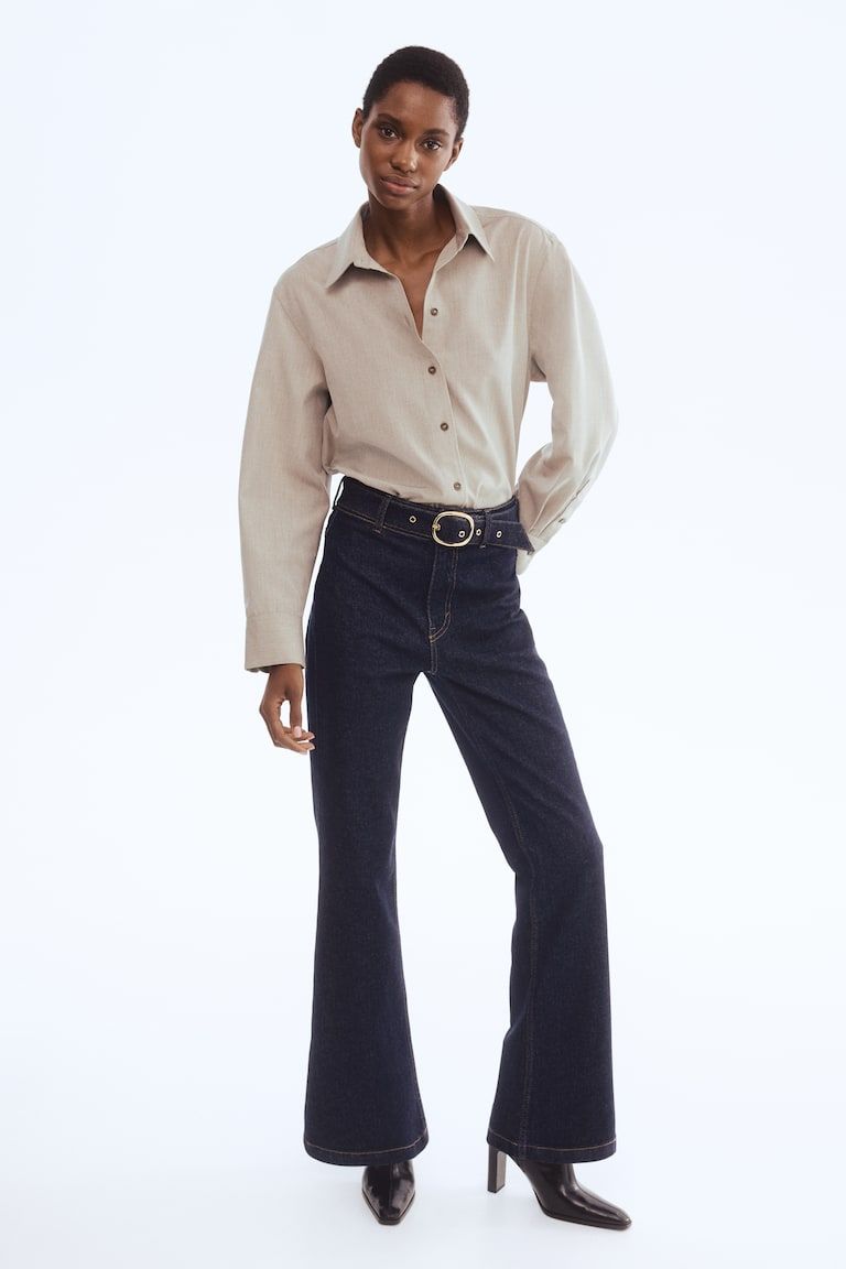 Flared High Jeans