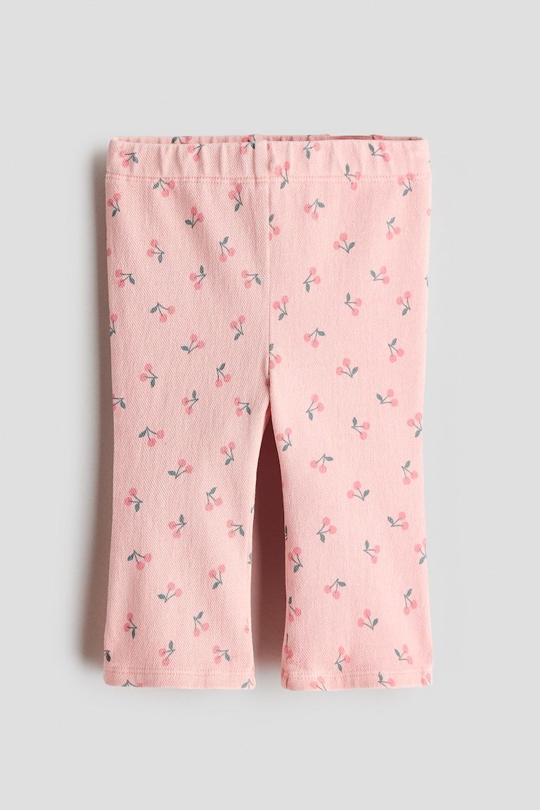 Flared jersey jeggings