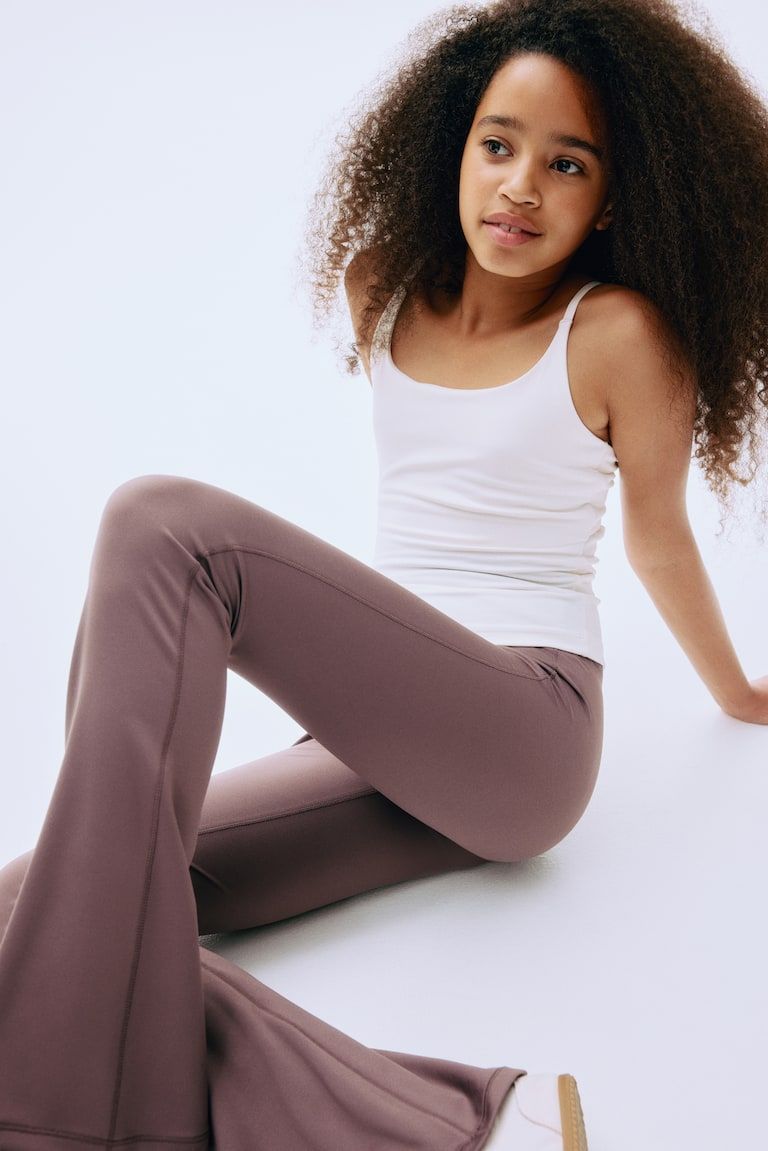 Flared Sports Leggings with DryMove™
