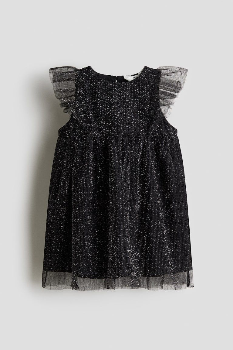Flounced Tulle Dress