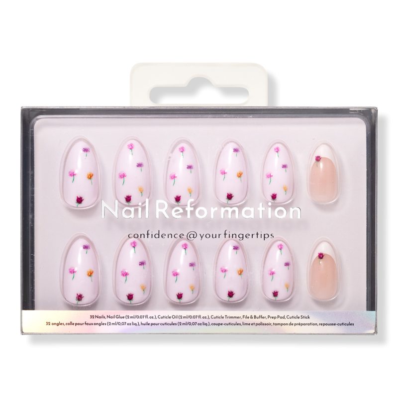 Flower Bed Press On Nails