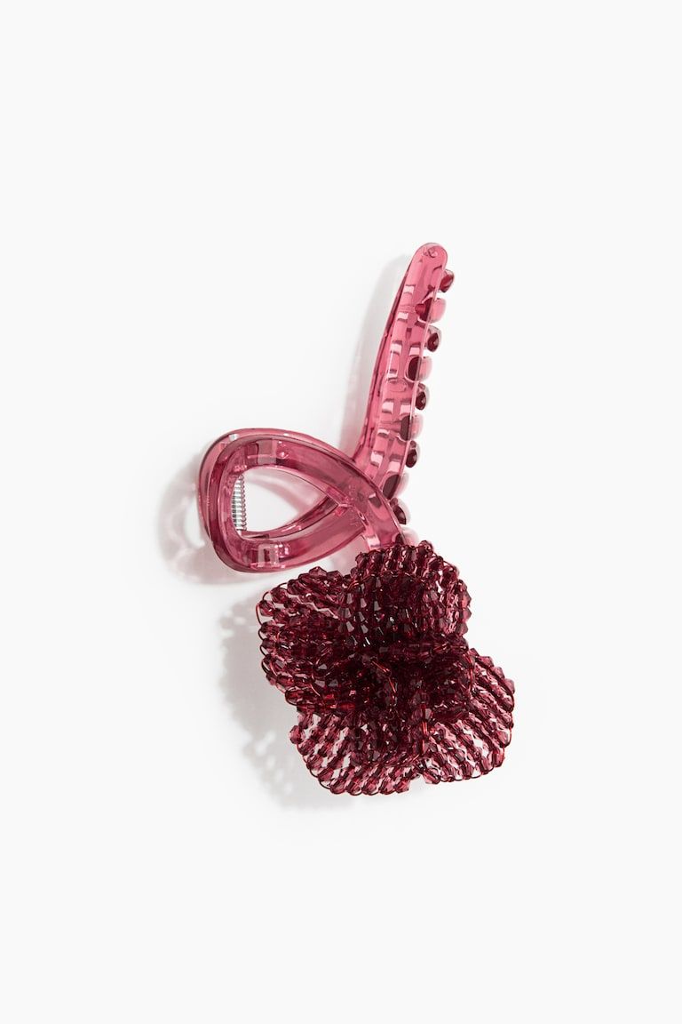 Flower-Detail Hair Claw