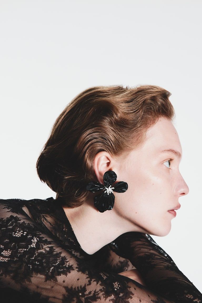 Flower earrings