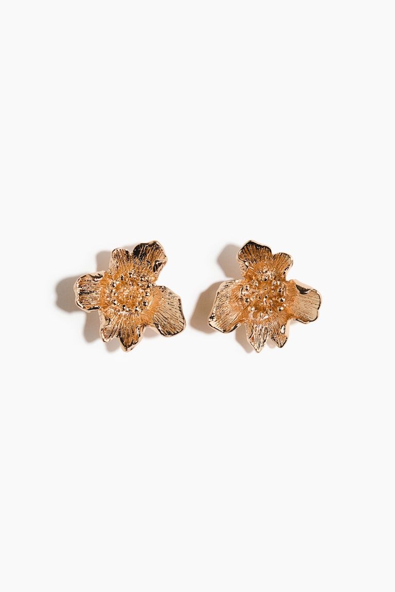 Flower-Shaped Earrings