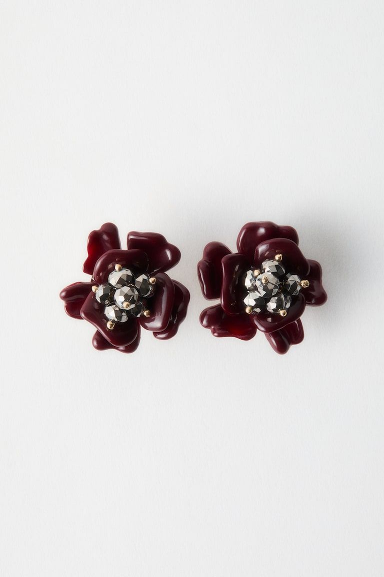 Flower-Shaped Earrings