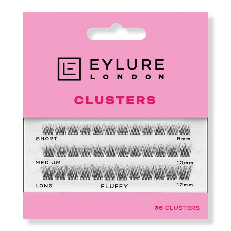 Fluffy Faux Mink Individual Cluster Eyelashes