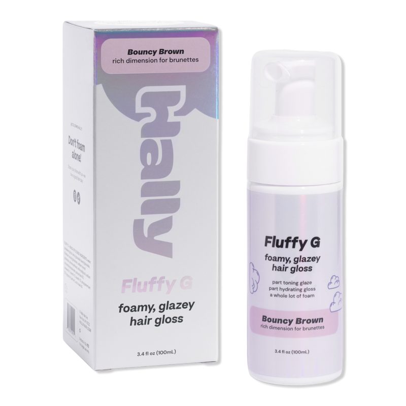 Fluffy G, Foamy Glazey Hair Gloss - Bouncy Brown