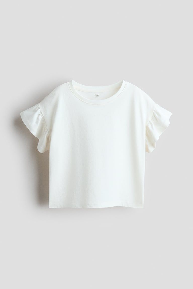 Flutter-Sleeved Top