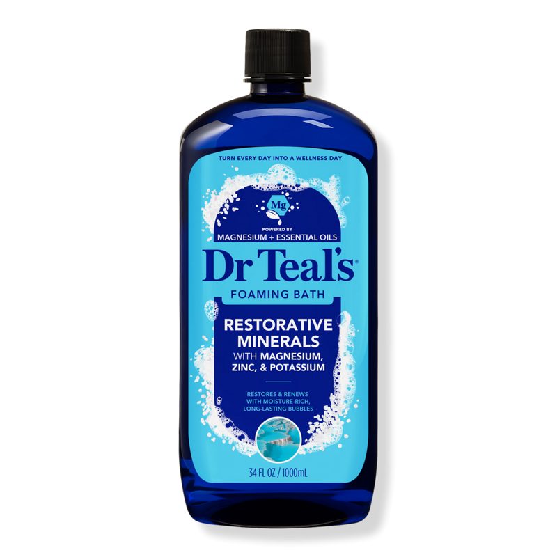 Foaming Bath, Restorative Minerals with Magnesium, Potassium & Zinc
