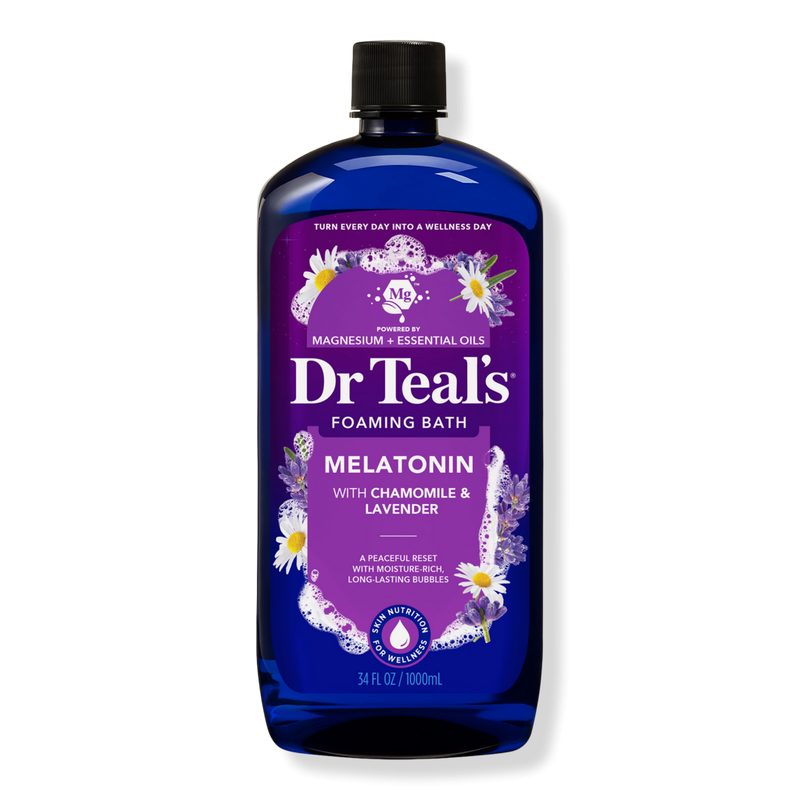 Foaming Bath with Melatonin, Lavender & Chamomile Essential Oils