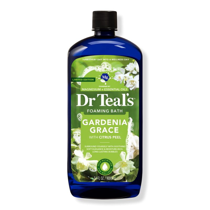Foaming Bath with Pure Epsom Salt, Gardenia Grace