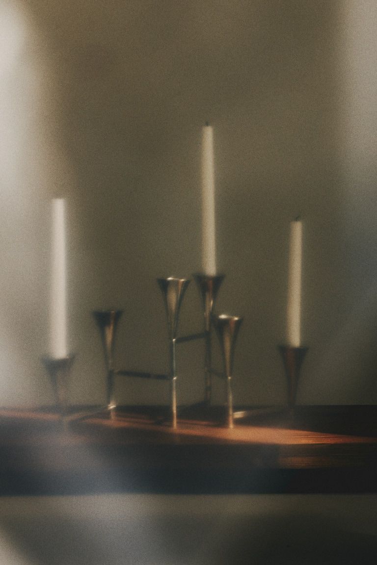 Foldable Stainless Steel Candelabra