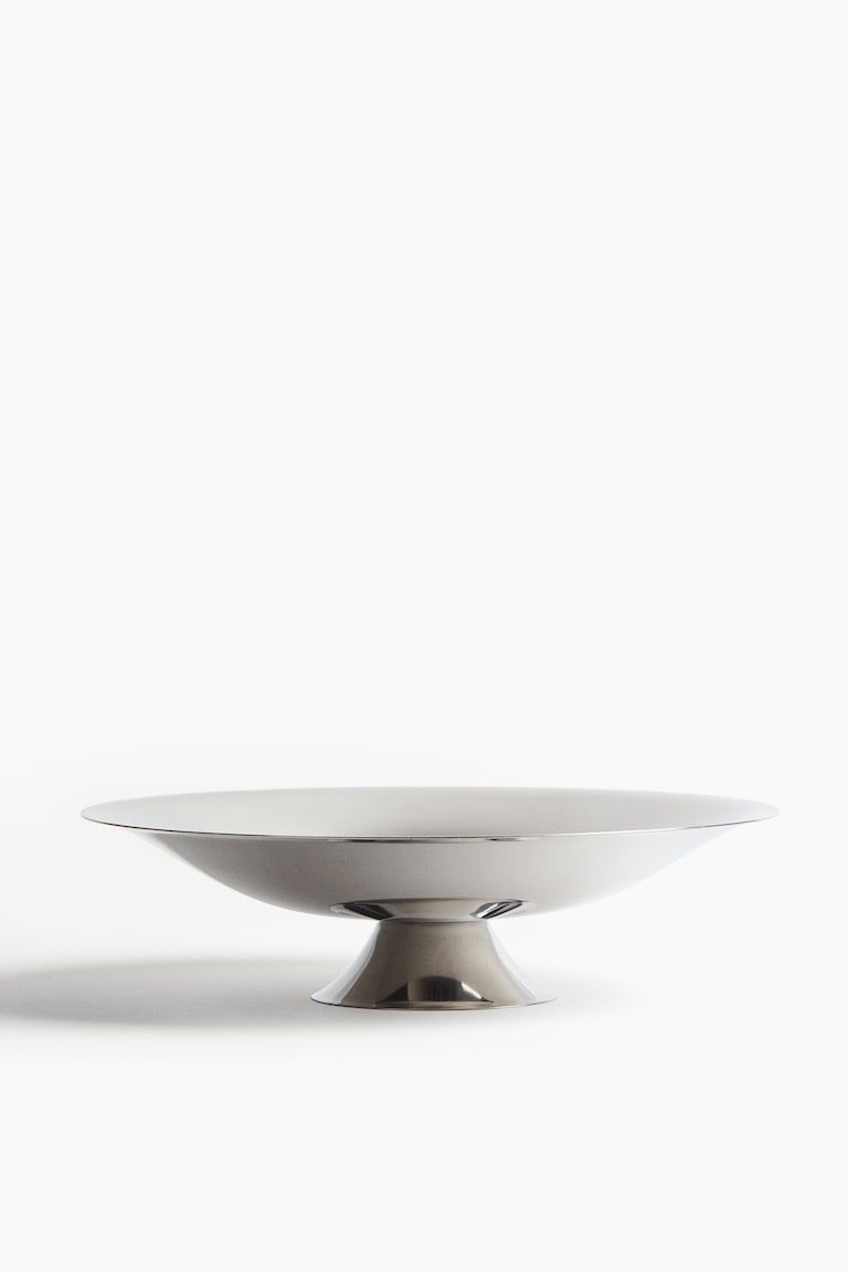 Footed Stainless Steel Bowl