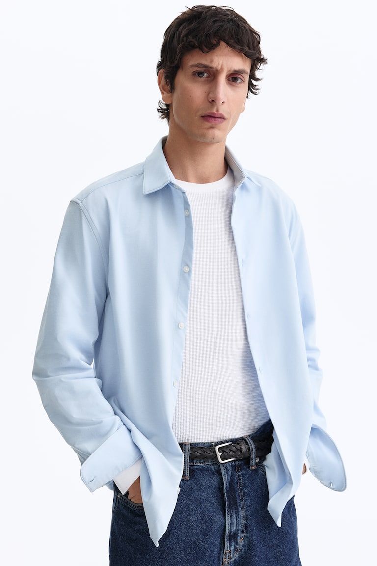 Four-Way Stretch Slim-Fit Shirt