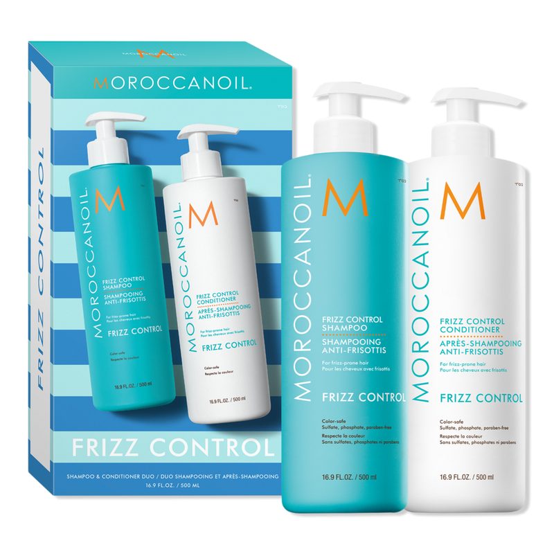 Frizz Control Shampoo & Conditioner Half-Liter Duo