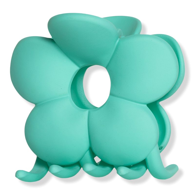 Full Bloom Claw Clip - Aqua