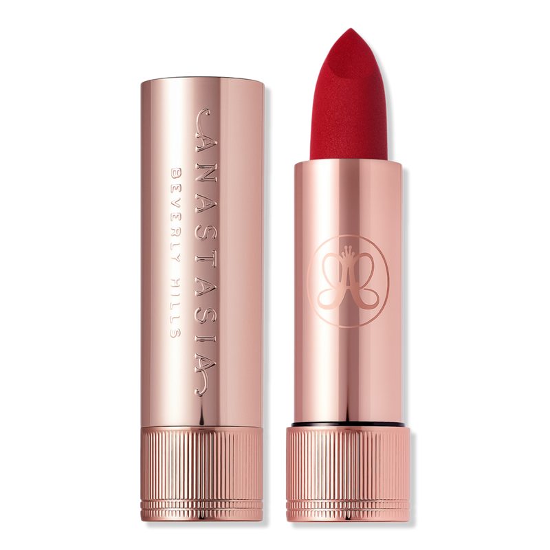 Full-Pigment Matte & Satin Velvet Lipstick - Royal Red
