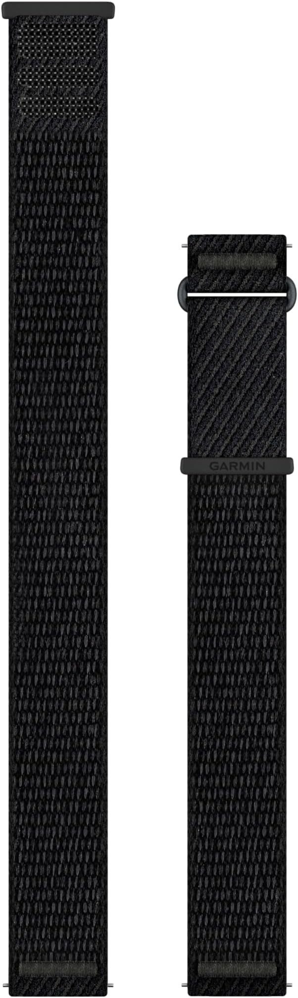 Garmin Nylon ComfortFit Quick Release 22 mm, Slate Gray/Black