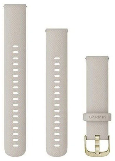 Garmin Quick Release (18 mm) Silicone, Light Sand - Light Gold