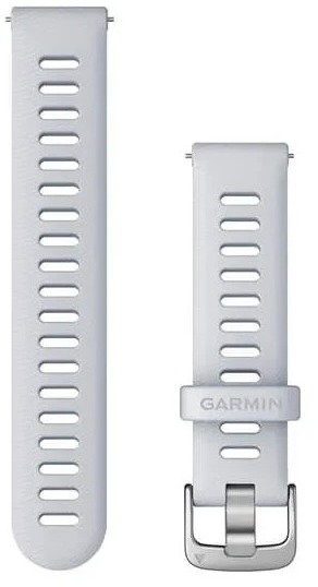 Garmin Quick Release (18 mm) Silicone, White - Silver