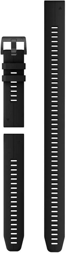 Garmin Silicone QuickFit 22 - Black (+ extra long)