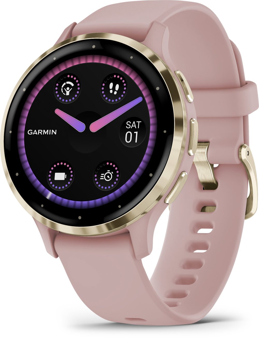Garmin Venu 3S Cream Gold/Dust Rose Band