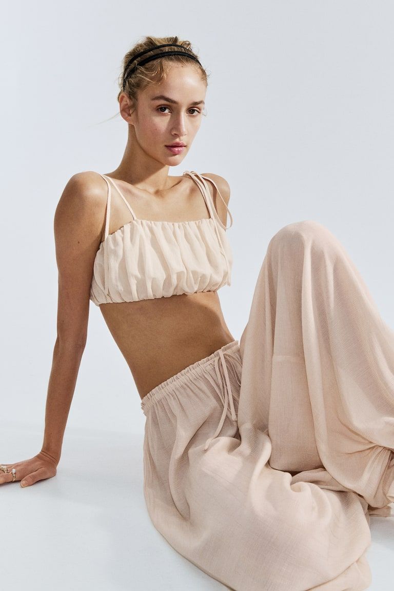 Gathered Crop Top