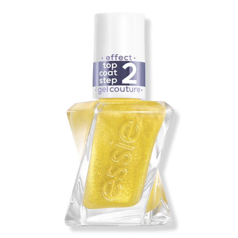 Gel Couture Metallic Glaze Longwear Top Coat - Crushed Gold