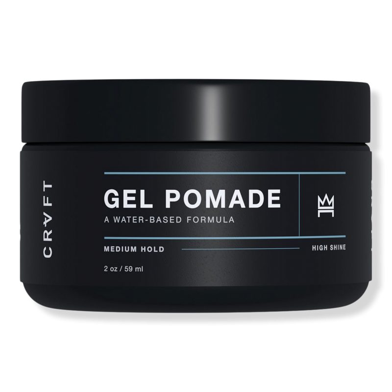 Gel Pomade High Hold, High Shine, Water-Based - 2 oz