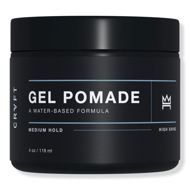 Gel Pomade High Hold, High Shine, Water-Based - 4 oz