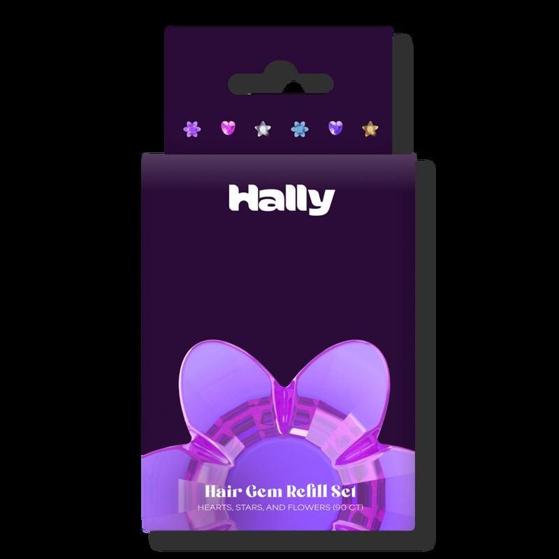 Gem Pen Hair Hearts, Stars, and Flowers Refill Set