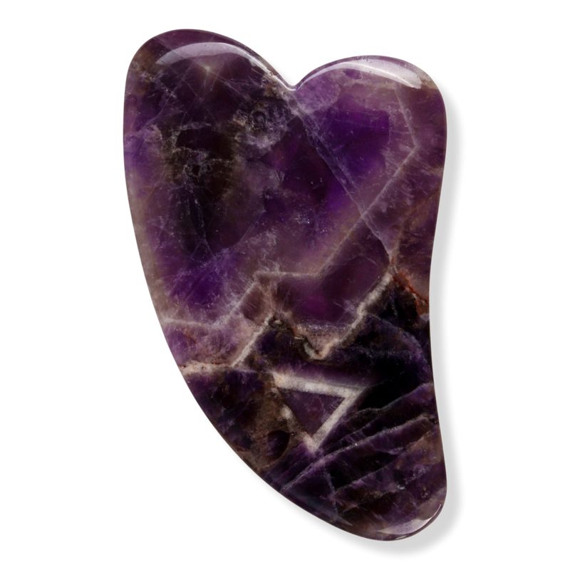 Genuine Crystal Gua Sha- Chemical Free Amethyst