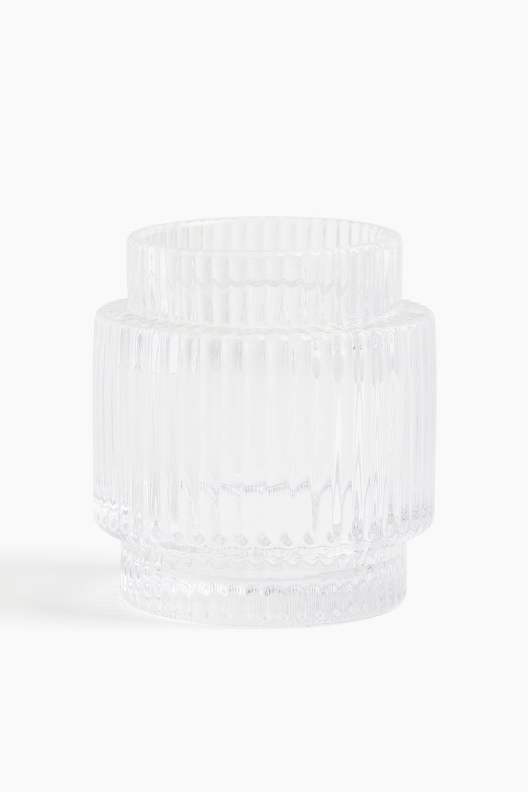 Glass Candle Holder