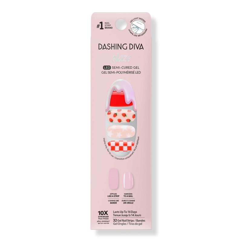 GLAZE DESIGN, Semi-Cured Gel Nail Strips - Cuter at the Cape