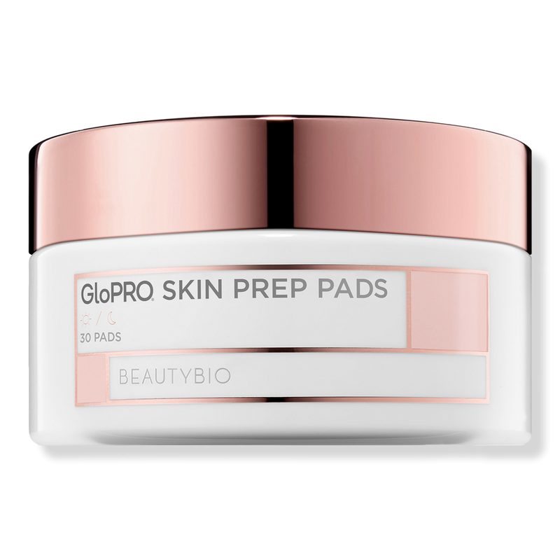 GloPRO Skin Prep Pads Clarifying Skin Cleansing Wipes with Peptides