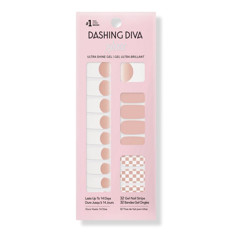 GLOSS, Gel Nail Polish Strips, Check, Please