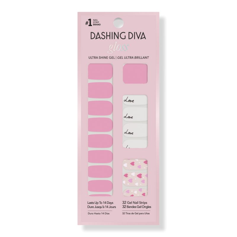 GLOSS, Gel Nail Polish Strips, Heart to Heart