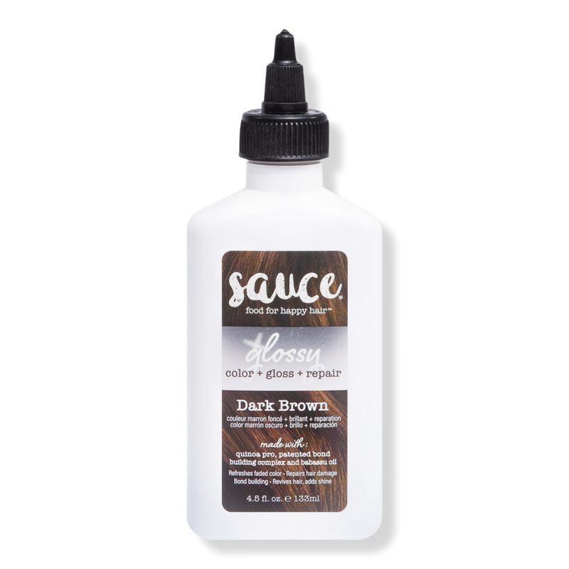 Glossy Color+Gloss+Repair - Dark Brown