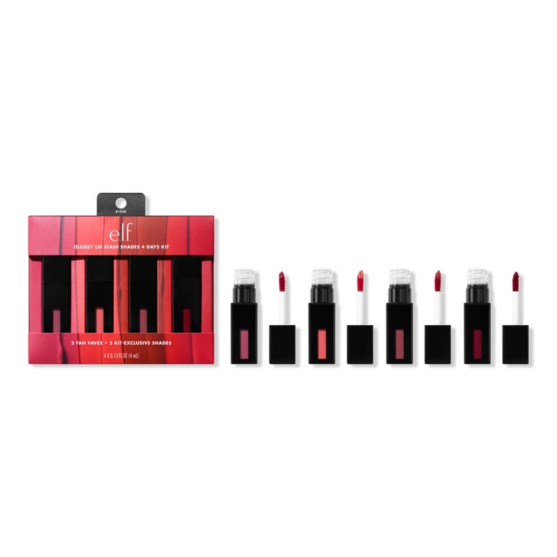 Glossy Lip Stain Shades 4 Days Kit