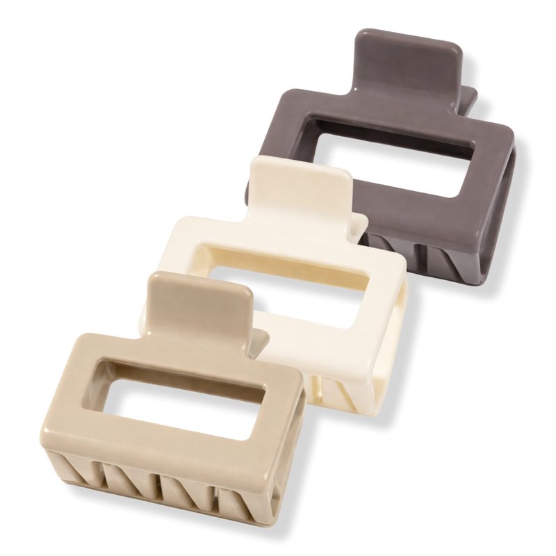 Glossy Square Claw Hair Clips
