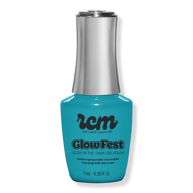 Glow Fest Glow In The Dark LED Gel Nail Polish - Electric Aqua