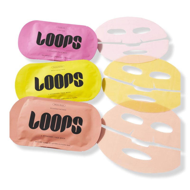Glow Gang Assorted Hydrogel Face Masks Set