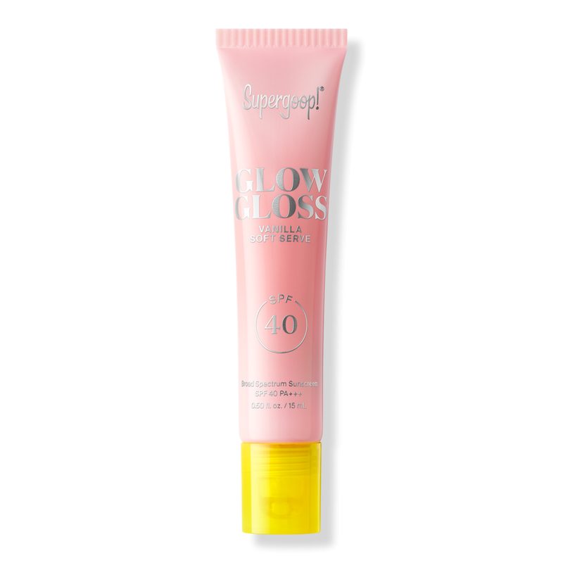 Glow Gloss SPF 40 Lip Balm with Peptides & Shea Butter - Vanilla Soft Serve